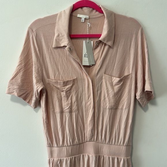 Skin Worldwide Fortune Jumpsuit In Putty Pink NWT Size 1 - Picture 2 of 11